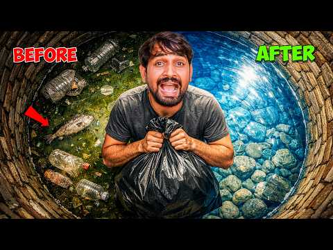 100 Feet Deep Well Clean Challenge |😱 जल ही जीवन है 💧 thumbnail