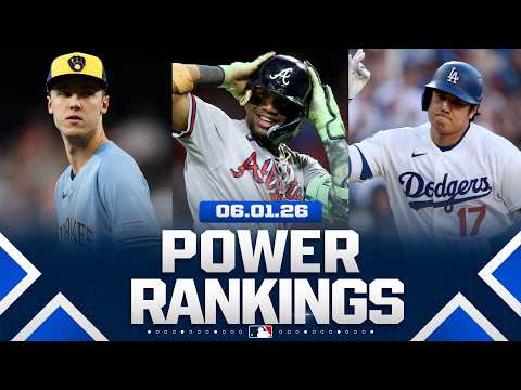 ALL 30 MLB TEAMS RANKED entering June 2026! (Power Rankings ft. Braves, Dodgers, Brewers and MORE!) thumbnail