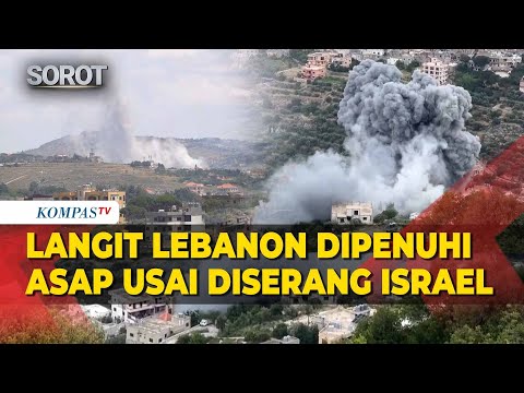 Potret Langit Lebanon Dipenuhi Asap usai Diserang Israel thumbnail