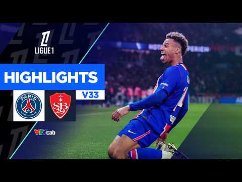 Highlights PSG vs BREST | Desire Doue toả sáng ngoạn mục giúp PSG nắm chắc ngôi vương | Ligue 1 thumbnail