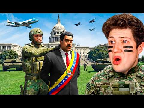 CAPTURANDO al PRESIDENTE de VENEZUELA en GTA 5! 🪖🇻🇪 (Mods) thumbnail