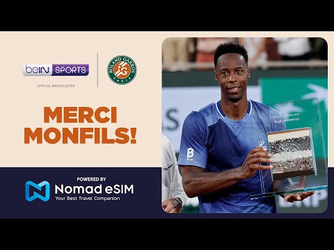 Emotional tribute to home-crowd favorite Gael Monfils | Roland-Garros 2026 | Moments thumbnail