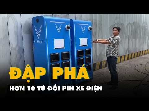 Bắt giữ người đập phá hơn 10 tủ đổi pin xe điện ở phường Linh Xuân, Thủ Đức, Sài Gòn thumbnail