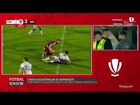 EXCLUSIV. Discuţii aprinse după Argeş – Rapid: „Penalty ruşinos. Noaptea minţii. De-asta avem VAR?” thumbnail