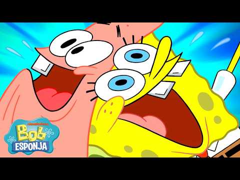 Bob Esponja | 60 minutos do Bob Esponja e Patrick fazendo BOBAGEM! 😜 | Bob Esponja em Português thumbnail