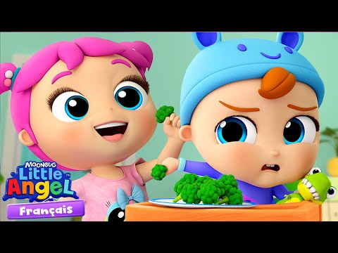 Un repas sain | Nouvel Épisode ! | Comptines avec Bébé Louis | Little Angel Français thumbnail