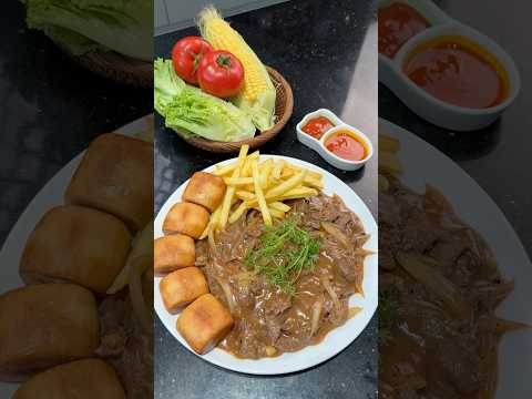 Không ngờ bánh bao chiên ăn cùng bò xốt tiêu đen lại cuốn đét thumbnail