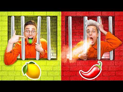 КИСЛАЯ vs ОСТРАЯ ТЮРЬМА ЧЕЛЛЕНДЖ ! thumbnail