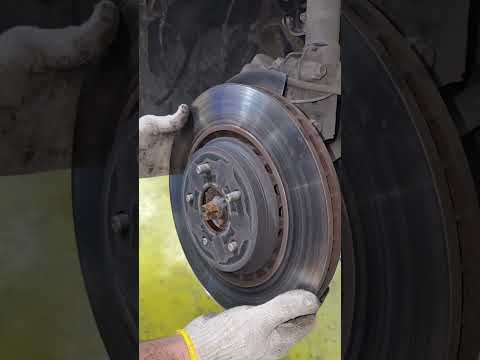 Lexus350 front brake service complete guide #brakesystem #automotive thumbnail