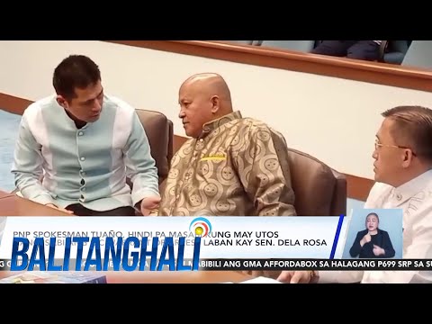 PNP, nanindigan na tama ang mga hawak nilang ebidensya kaugnay... | Balitanghali thumbnail