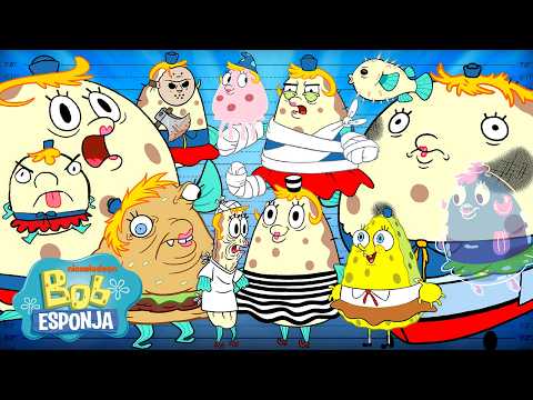 Bob Esponja | ¡Los tamaños de la Señora Puff clasificados! 📏 | Bob Esponja en Español thumbnail