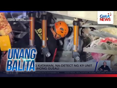 Isa pang katawan, na-detect ng K9 unit sa gumuhong gusali sa Pampanga | Unang Balita thumbnail