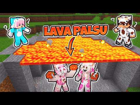 MOMON & MOOCI PRANK ATUN & MILO MENGGUNAKAN LAVA PALSU UNTUK MAIN HIDE & SEEK @MoociMiloMinecraft thumbnail