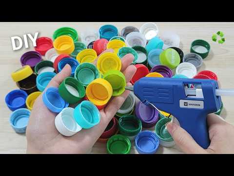 SO Easy! I Made them in 5 minutes and SOLD them all! Genius DIY Idea with Plastic bottle cap thumbnail