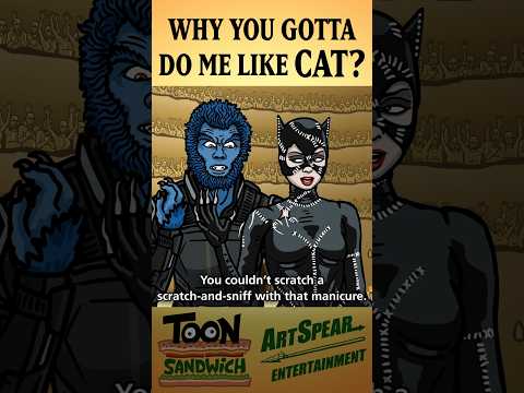 The Ultimate Cat Video - TOON SANDWICH #funny #catwoman #compilation #dc #movie #animation thumbnail