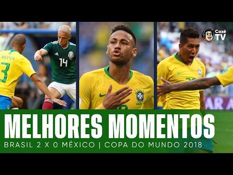 MELHORES MOMENTOS: BRASIL 2X0 MÉXICO | OITAVAS DE FINAL DA COPA DO MUNDO 2018 thumbnail