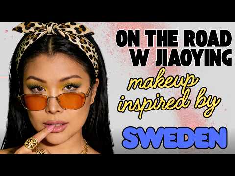 Blue & Yellow Swedish Flag Makeup Tutorial | Jiaoying Summers thumbnail