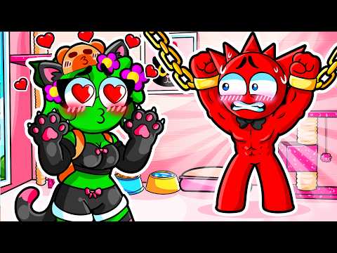 Una CHICA GATO ME SECUESTRÓ en ROBLOX! 😍🔥 thumbnail