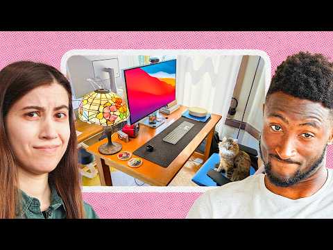 MKBHD Reacts to His Team's Home Desk Setups thumbnail