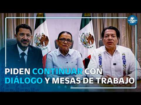 Piden a la CNTE frenar bloqueos; Gobierno ofrece continuar con diálogo y mesas de trabajo thumbnail