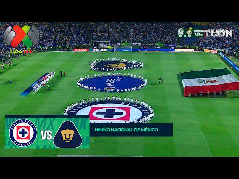 ¡HERMOSO HIMNO NACIONAL! Cruz Azul vs Pumas | Liga MX - Final - Ida Clausura 2026 | TUDN thumbnail