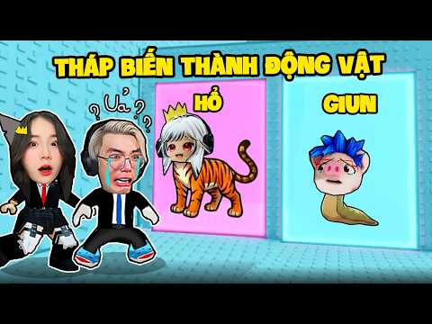 SAMYM VÀ PHONG CẬN PARKOUR THÁP BIẾN HÌNH ĐỘNG VẬT SIÊU HÀI TRONG ROBLOX thumbnail