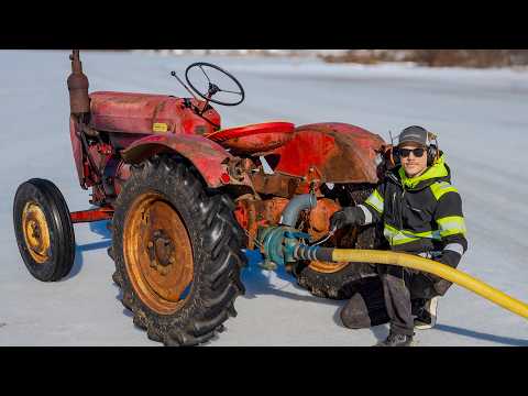 Porsche Junior 108 in the Snow: Hauling Birch & Testing an Old PTO Water Pump! thumbnail