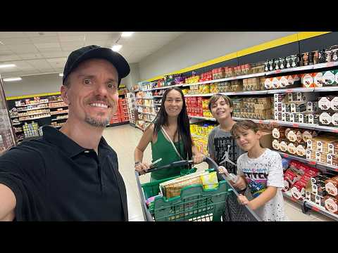 Primeira compra na Espanha 🛒 NÃO ACREDITAMOS nos PREÇOS! 😱 - Família Brancoala thumbnail