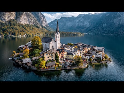 HALLSTATT AUSTRIA - A JEWEL VILLAGE IN THE HEART OF THE ALPS - A CORNER OF HEAVEN IN EUROPE thumbnail