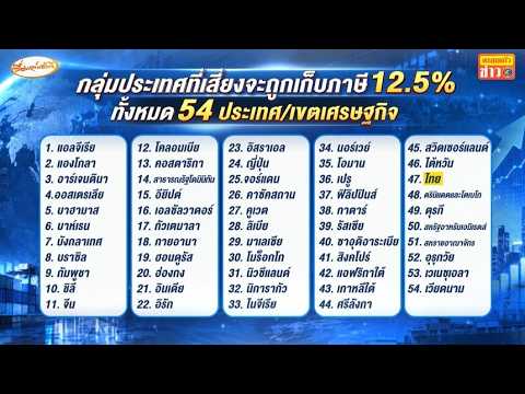 สหรัฐฯ เล็งรีดภาษี 60 ประเทศ เพิ่ม 10-12.5% ไทยโดนด้วย thumbnail