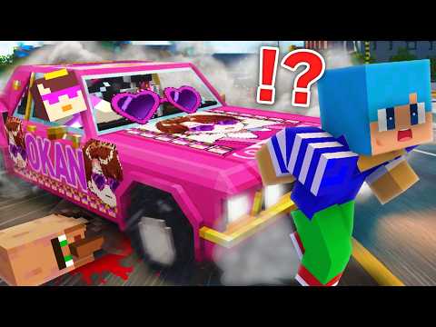 街を暴走するおかんの車から逃げ切る！【まいくら / マインクラフト】 thumbnail
