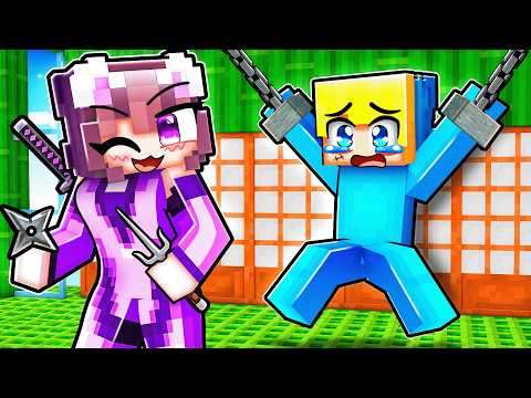 Ein NINJA Mädchen hat mich entführt in Minecraft! thumbnail