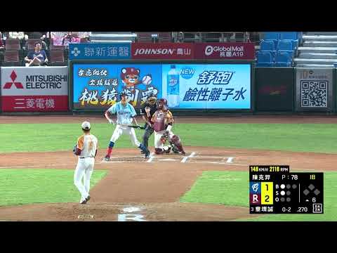 05/24 富邦 VS 樂天 六局上，陳克羿持續壓制富邦中心打線，讓悍將無功而返 thumbnail