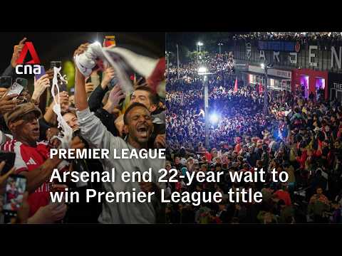 Arsenal crowned Premier League champions for first time in 22 years thumbnail