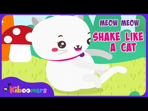 SHAKE LIKE A CAT 🐱 Animal Action Song for Kids | The Kiboomers thumbnail