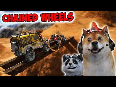 DUO KOCAK MELEWATI RINTANGAN BERSAMA DENGAN MOBIL TERANTAI! - Chained Wheels Indonesia thumbnail