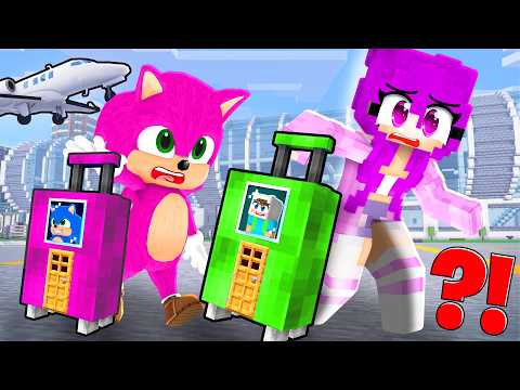 ENES VE BEBEK SONİC KIZLARIN BAVULUNUN İÇİNE SAKLANDI ? Minecraft thumbnail