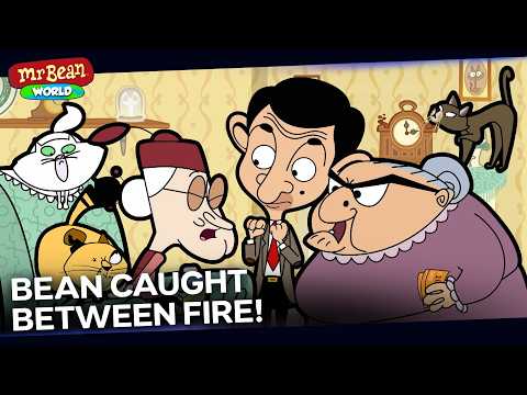 Bean's In Trouble... WITH CATS! | Mr Bean Animated Season 3 | Mr Bean World thumbnail