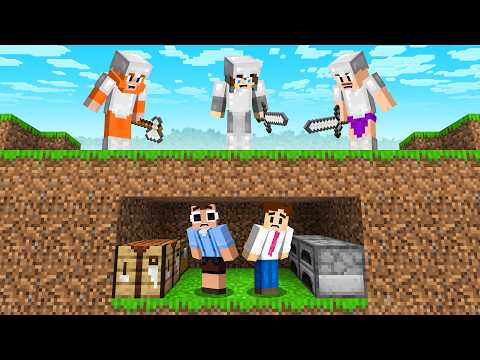 2 Noob Speedrunners vs 3 Pro Hunters in Minecraft... thumbnail