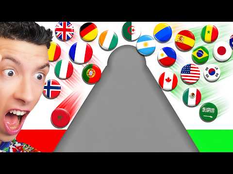 LA MEILLEURE COURSE DE BILLE DES PAYS DU MONDE ?? COUPE DU MONDE thumbnail