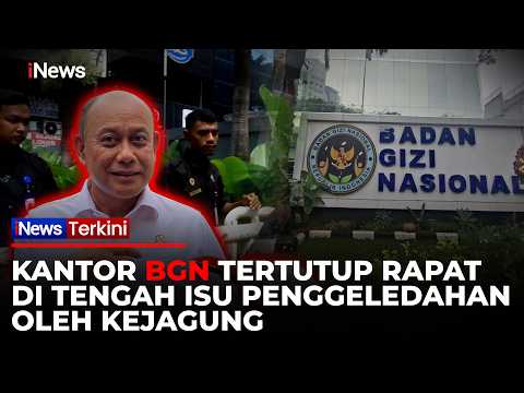 Ramai Isu Penggeledahan usai Dadan Dicopot, Pagar Kantor BGN Tertutup Rapat! | iNews Terkini thumbnail