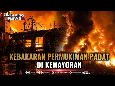 BREAKING NEWS - Kebakaran Permukiman Padat di Kemayoran Jakarta Pusat thumbnail