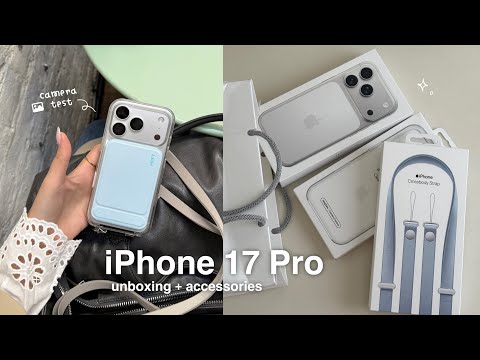 iPhone 17 Pro?Silver Unboxing+Accessories ไม่ท้าทายระบบสีส้ม ลองกล้องเทียบสีผิว ภาพ วิดีโอคือจึ้ง! thumbnail