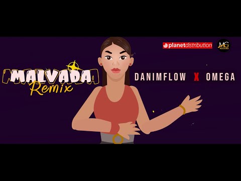 DANIMFLOW ❌ OMEGA - Malvada Remix (Official Lyrics Video) Merengue Flamenco Electronico 2021 thumbnail