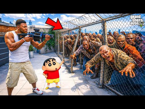 GTA 5 : Franklin & Shinchan Fight the World’s Biggest Zombie Horde!? | GTA 5 Bangla Gameplay  thumbnail