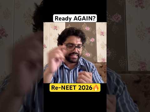 We're Back Again? Re-NEET 2026? thumbnail