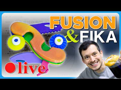 Fusion & Fika Live CAD Session // Play-doh Multitool thumbnail