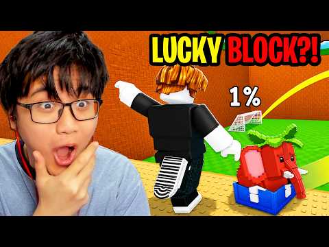 MENENDANG LUCKY BLOCK DI ROBLOX?! - Roblox Indonesia Kick a Lucky Block thumbnail