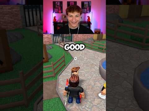 SURPRISING ROBLOX PLAYERS WITH THEIR FAVORITE YOUTUBERS 😭❤️#roblox #memes #trolling #gaming #funny thumbnail