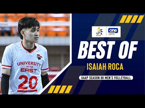 Isaiah Roca’s GREAT SHOWING for UE Red Warriors | UAAP SEASON 88 MEN’S VOLLEYBALL thumbnail
